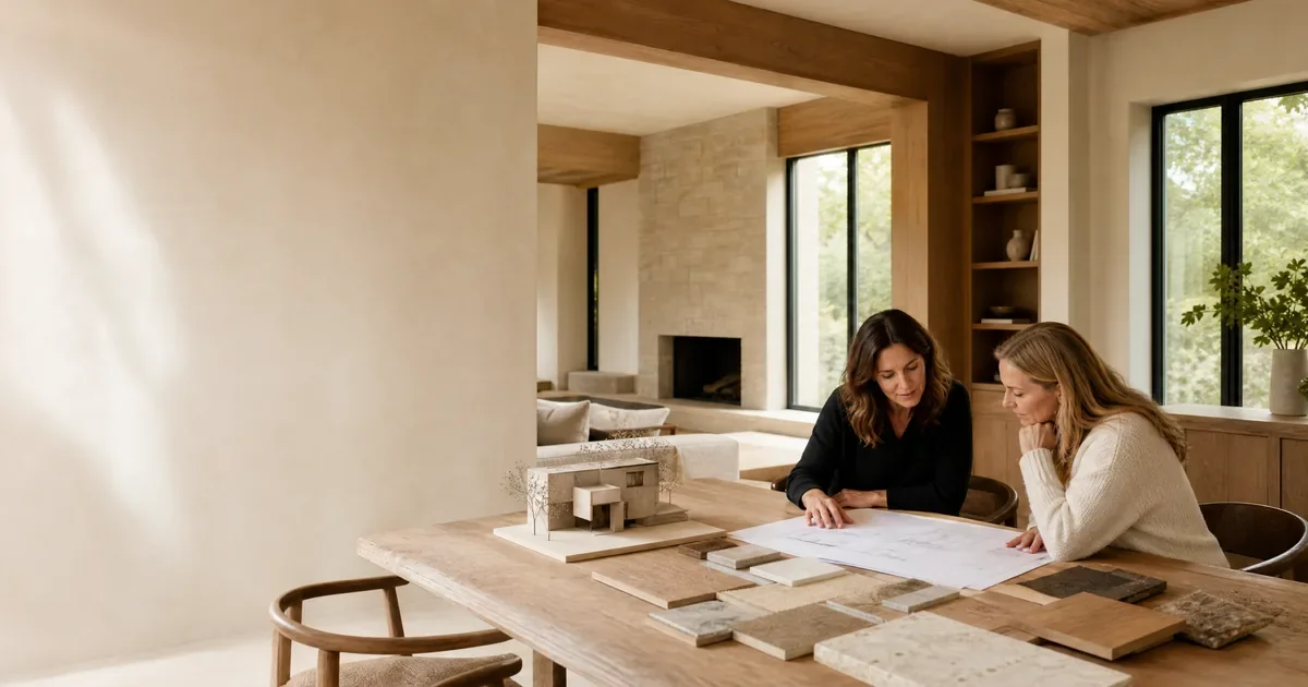 Whole home renovation designed with materials and millwork planned before construction begins